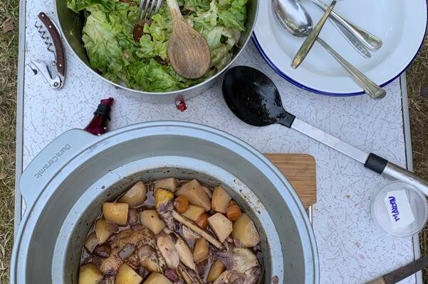 koken op de camping in frankrijk